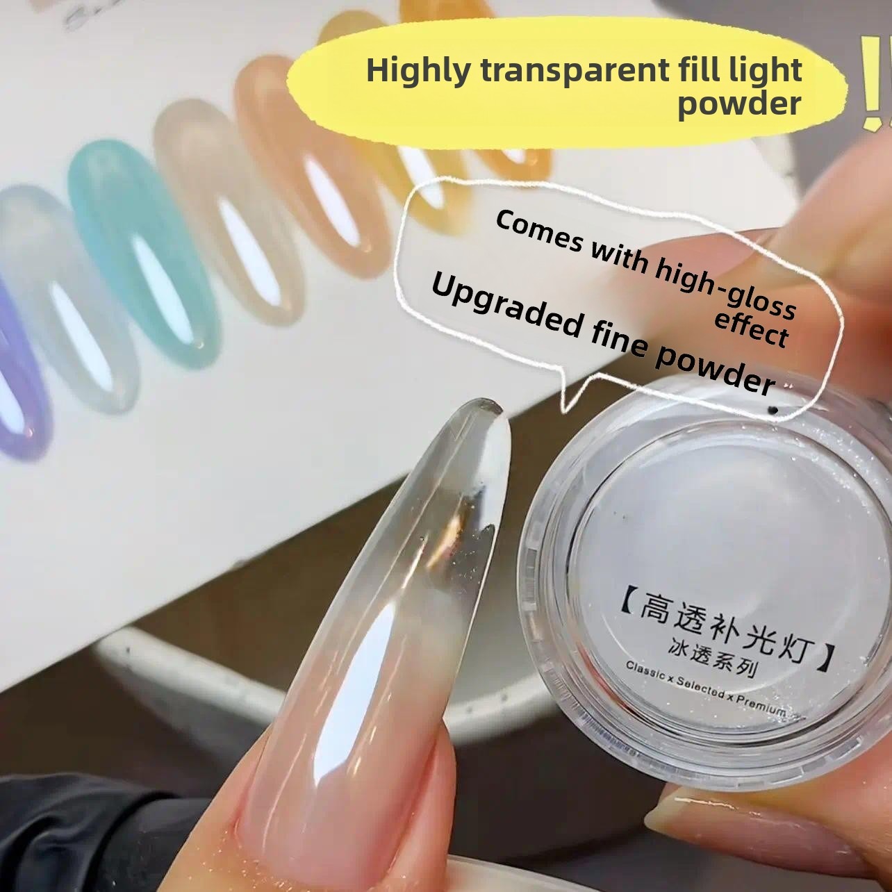 Nail Art Orange - Nail Art High Transparency Filling Light