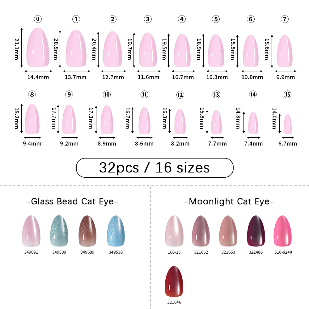 VITAGWX 32 stuks opdruk nagels - Nail Art Press On recensie en prijs