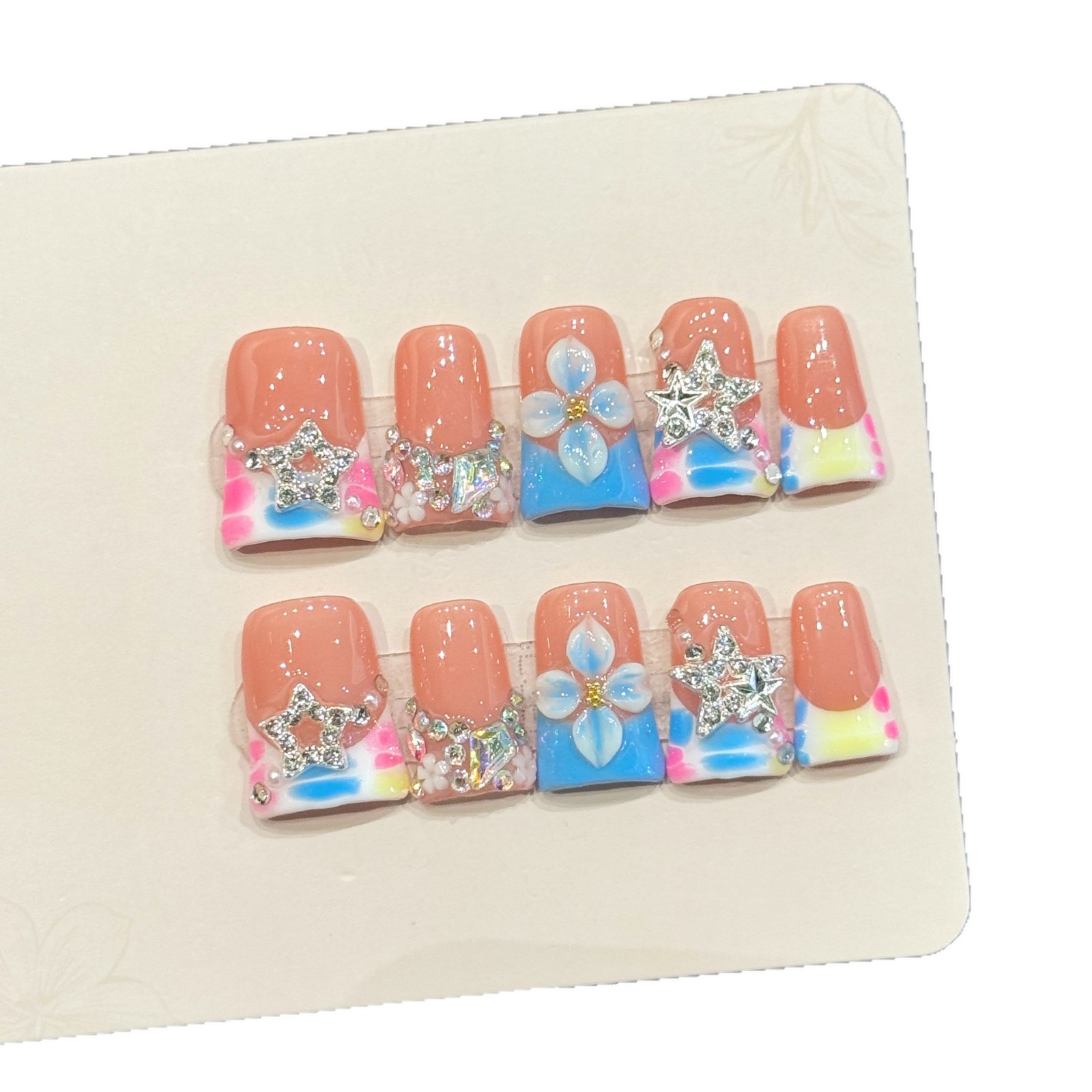 10 stuks luxe handgemaakte opz - Nail Art Press On recensie en prijs