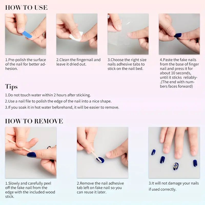 10 stuks luxe handgemaakte opz - Nail Art Press On recensie en prijs