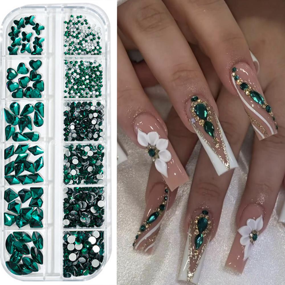 12 Grids 3D Roze Nagelkunst St - Nail Art Valentines Day recensie en prijs