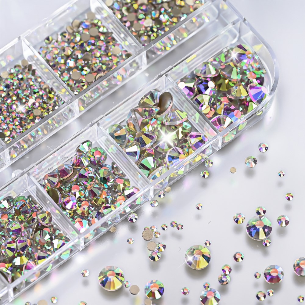 12grids 3D Flashy AB Ronde Kri - Nail Art Valentines Day recensie en prijs