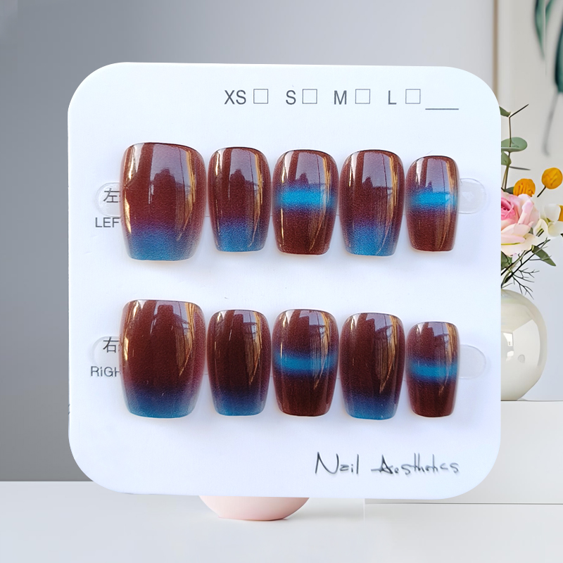 10 stuks herfst winter nieuwe  - Nail Art Press On recensie en prijs