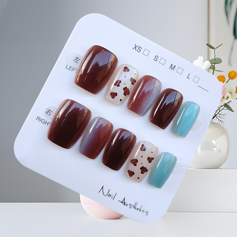 10 stuks herfst winter nieuwe  - Nail Art Press On recensie en prijs