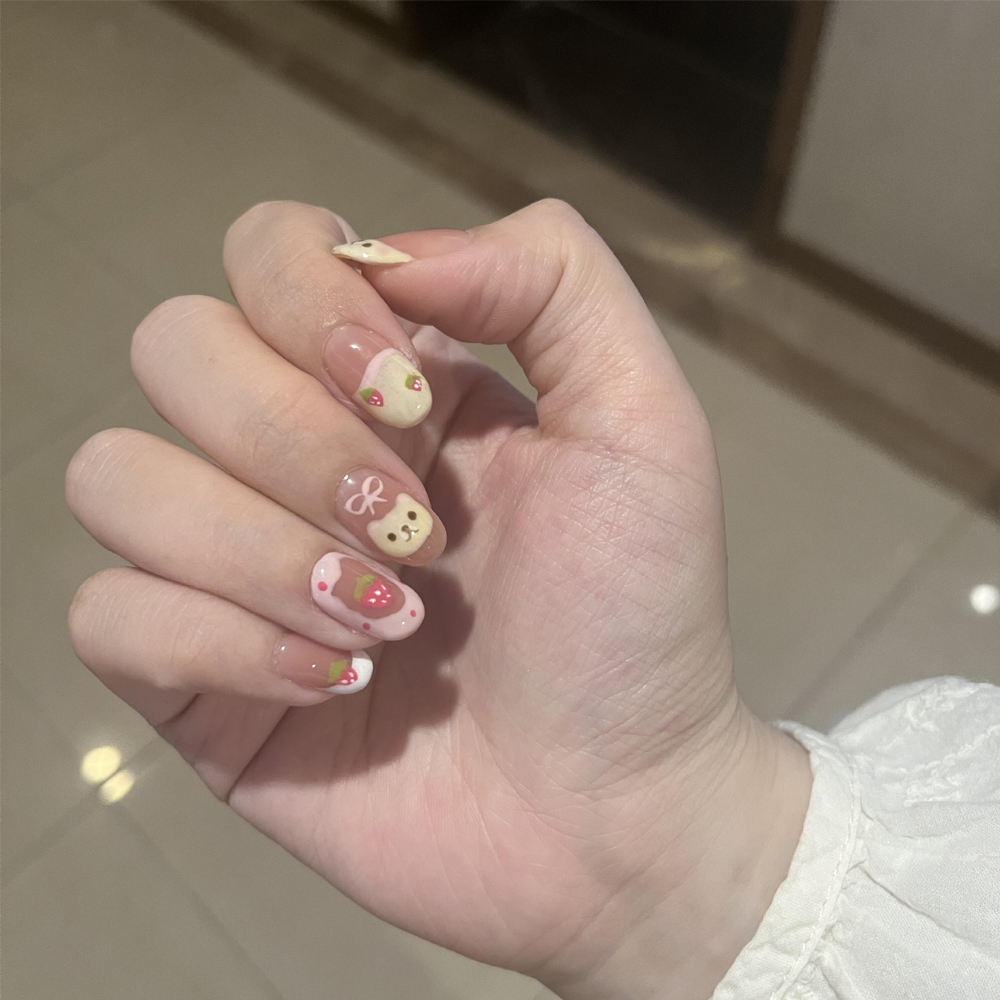 10 stuks amandelvormige opzetn - Nail Art Press On recensie en prijs